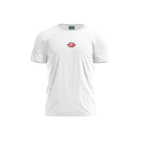 Bona Basics, Męski T-shirt z cyfrowym nadrukiem,% 100 bawełna, biały, na co dzień, męskie topy, rozmiar: S, biały, S