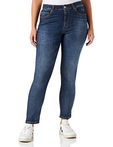 United Colors of Benetton Damskie spodnie Pantalone 4ORHDE00H Spodnie, Blu Denim 904, 35