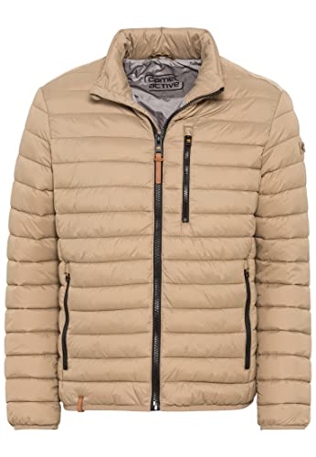 camel active Męska kurtka Leichte Steppjacke Ohne Kapuze, Drewno, 29