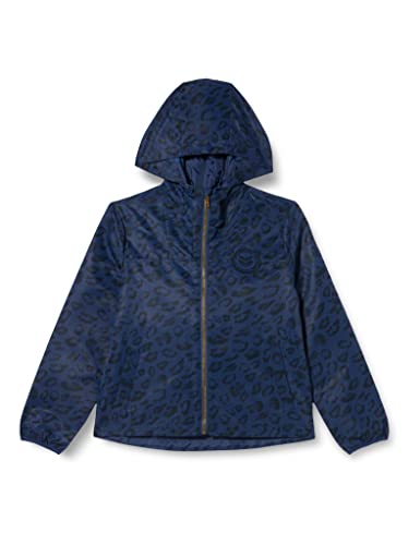 IKKS JUNIOR Coupe Vent à Capuche Déperlant Motif Fauve Bleu Xu41053.46 chłopięce szyby, AOP Falva, 14 lat