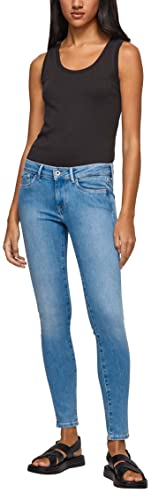 Pepe Jeans Dżinsy damskie Pixie, Niebieski (Denim-pe4), 28W / 32L