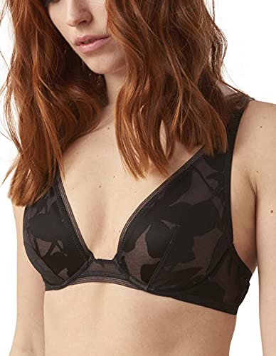 Home Lejaby damski biustonosz cieniujący, czarny, M