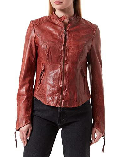 Freaky Nation Charis-fn La damska kurtka skórzana, koniak, S