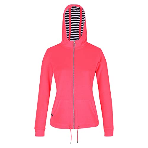 Regatta Damska bluza z kapturem Bayarma, neonowy różowy ręcznik, 8