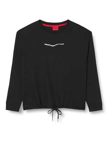 BOSS Swirly LOUNGEW bluza damska, czarny (Black1), L