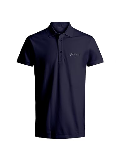JACK & JONES Męska koszulka polo, granatowy blezer, XXL