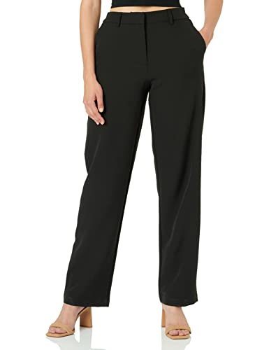 Vila Vikammas Hw Tailored Pant spodnie damskie, czarne, rozmiar 36 EU, czarny, 36