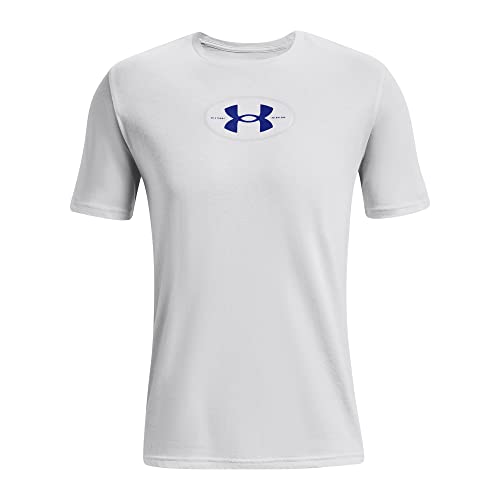 Under Armour Armour Repeat top z krótkim rękawem dla mężczyzn, XS, szary