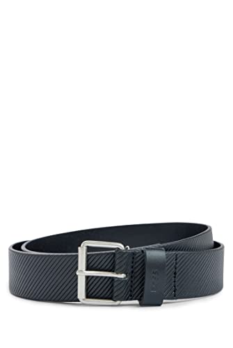BOSS Męski pasek Jott-Cut_Sz35 Belt, Black1, 95