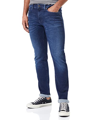 Tommy Jeans Spodnie męskie, Ciemna dżinsowa, 32W / 34L