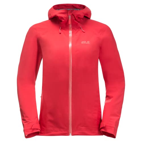 Jack Wolfskin Damska kurtka Highest Peak W odzież wierzchnia, tulipan, czerwona, XL, Tulipan, czerwony, XL