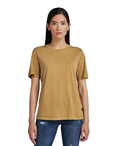 G-STAR RAW Koszulka damska Overdyed, Braun (Fennel Seed Gd B059-c985), XXS