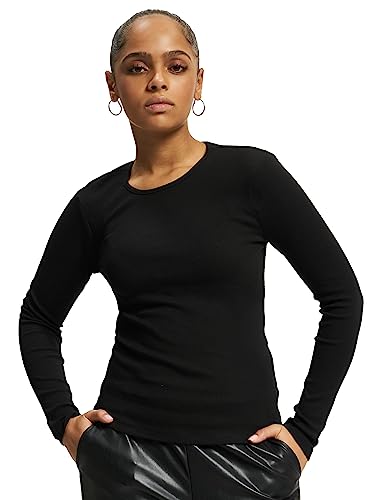 ONLY Women's ONLNULAN L/S Open Back Top JRS Shirt, czarna, L