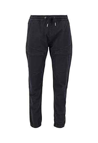 ALPHA INDUSTRIES Hidden Cargo Jogger Spodnie męskie, 03-czarny, L