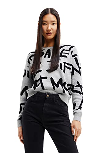 Desigual Sweter damski, czarny, XS