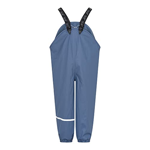 Celavi Dziecięce spodnie przeciwdeszczowe z polarowymi spodniami przeciwdeszczowymi, uniseks, niebieski (China Blue), 90