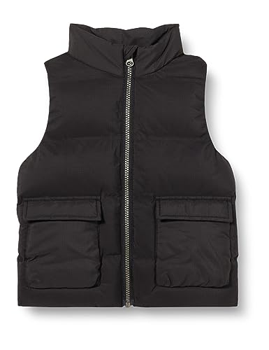 NAME IT NMMMELLOW Puffer Vest TB kamizelka buforowa, czarna, 86, Schwarz, 86