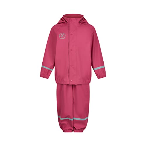 top Color Kids Rain Set Solid Pu kurtka przeciwdeszczowa dla dzieci, uniseks, Honeysuckle, 104