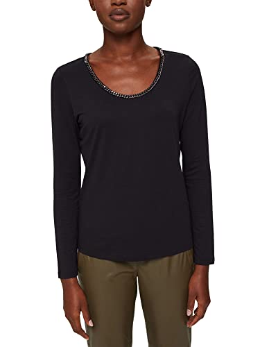 ESPRIT Collection T-shirt damski, 001/Black, XS