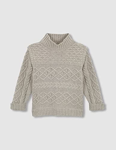 Gocco Koszulka dziewczęca z Aranes Stone sweter polo, piaskowy, 9-10 lat, Piasek, 9-10 lat