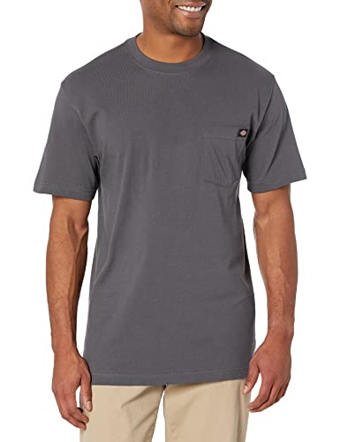 Dickies Koszulka męska z krótkim rękawem z kieszenią dużą, wysoki, węgiel drzewny, XL, węgiel drzewny, XL