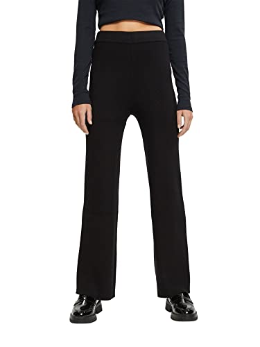 ESPRIT Spodnie damskie 092EE1B301, 001/czarne, L