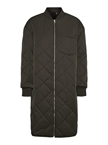 VERO MODA Damski płaszcz VMNATALIE Coat GA NOOS, Peat, M