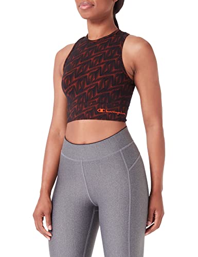 Champion Seamless-Seasonal Fitness Biustonosz Sportowy Kobiety, Czarny (Kl001), M-L