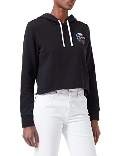 Hurley Damska bluza z kapturem Tubed Cut Off, Marshmallow, XS