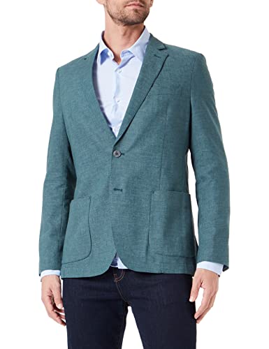 s.Oliver Męska marynarka, slim fit, zielona, 52, zielony