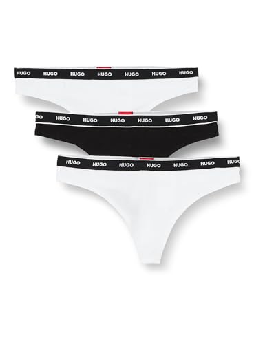 BOSS Stringi damskie Triplet Thong Design, Open White123., XXL