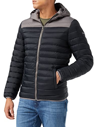 Wrangler Męska kurtka buforowa, czarna, XL