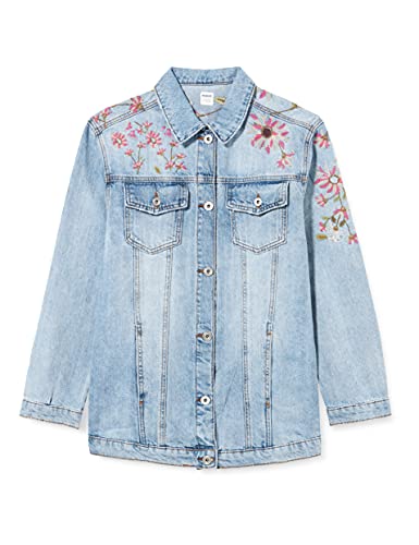 Desigual Dziewczęca Chaq_amazona Denim Jacket, niebieski, 3-4