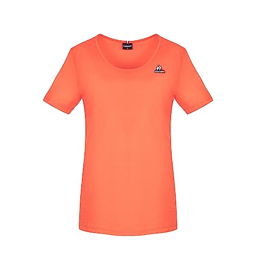 Le Coq Sportif Damska koszulka sezonowa Tee Ss No 1W T-shirt, pomarańczowa St, M