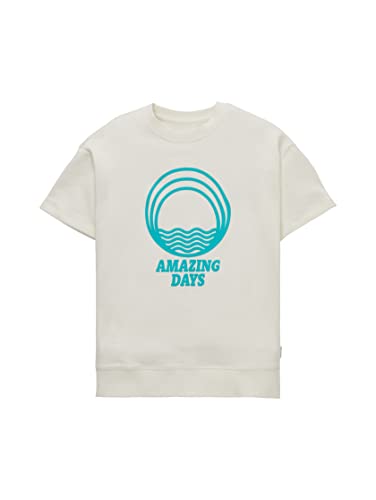 TOM TAILOR Chłopcy 1035998 bluza dziecięca, 12906-Wool White, 152, 12906 - Wool White, 152