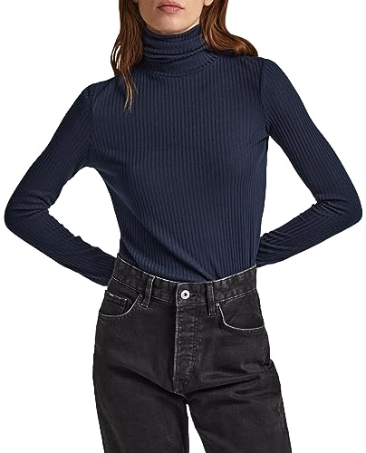 Pepe Jeans Koszulka damska Deborah, Niebieski (Dulwich), L