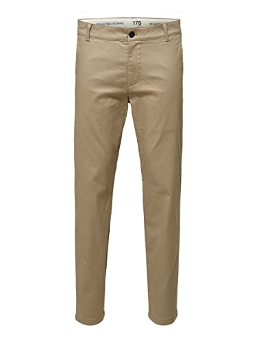 SELECTED HOMME Spodnie męskie, chinchilla, 30W / 30L