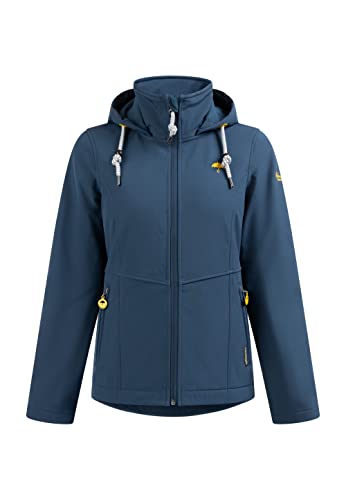 Schmuddelwedda Damska kurtka softshell 34323029, Ciemnoniebieski-271, L