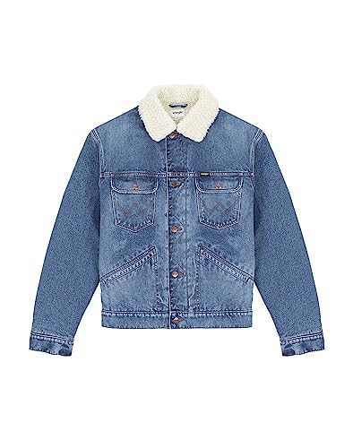 Wrangler Męska kurtka jeansowa, Wranch, S