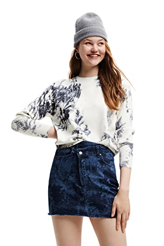 Desigual Sweter damski, biały, L