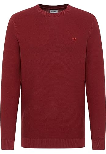 MUSTANG Sweter męski Style Emil C Basic, Russet Brown 8338, 3XL