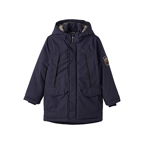 NAME IT Boy kurtka parka, Dark Sapphire, 146