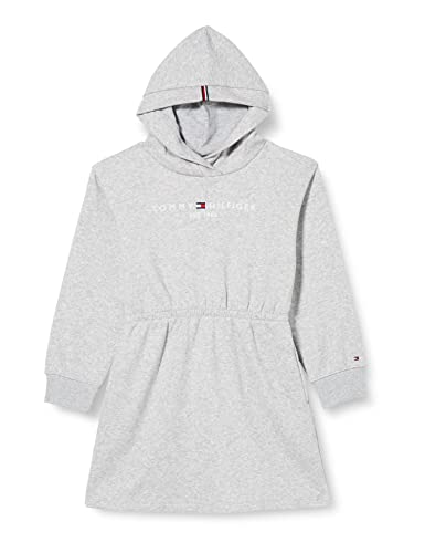 Tommy Hilfiger Dziewczęca niezbędna sukienka dresowa L/S, jasnoszary wrzos, 9 miesi?cy