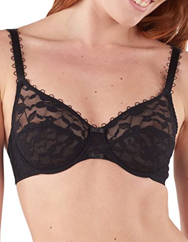 Biustonosz damski Maison Lejaby Miss Top, czarny, 75D