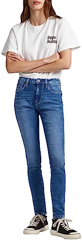 Pepe Jeans Dżinsy damskie Regent, niebieskie (denim-HS4), 30W/30L, Niebieski (Denim-HS4), 30W / 30L
