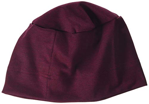 Trigema Męska czapka beanie, Czerwony (Chianti Melange 639), Jeden rozmiar