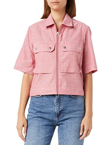 G-STAR RAW Damska koszula z 2 kieszeniami, Wielokolorowy (Pink Ink/Milk D22914-d123-d852), M