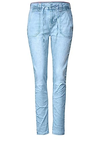 Street One Damskie spodnie jeansowe Loose, Heavy Random Bleach, 27W / 30L