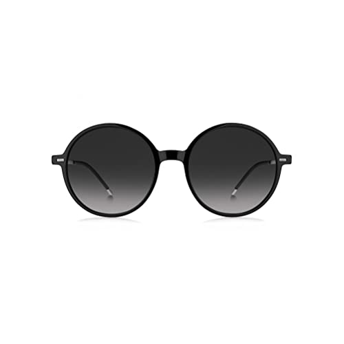BOSS HUGO 1389/S, okulary, czarne, 55 damskie, Czarny, 55