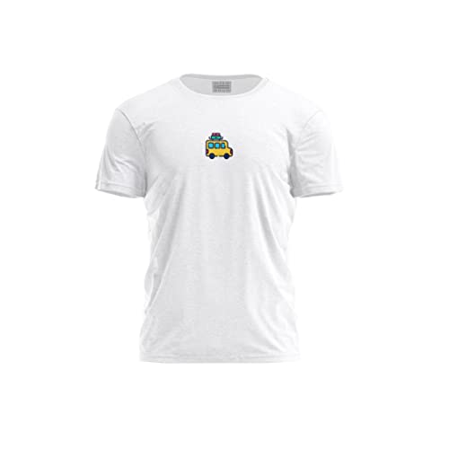 Bona Basics T-shirt męski, biały, XL